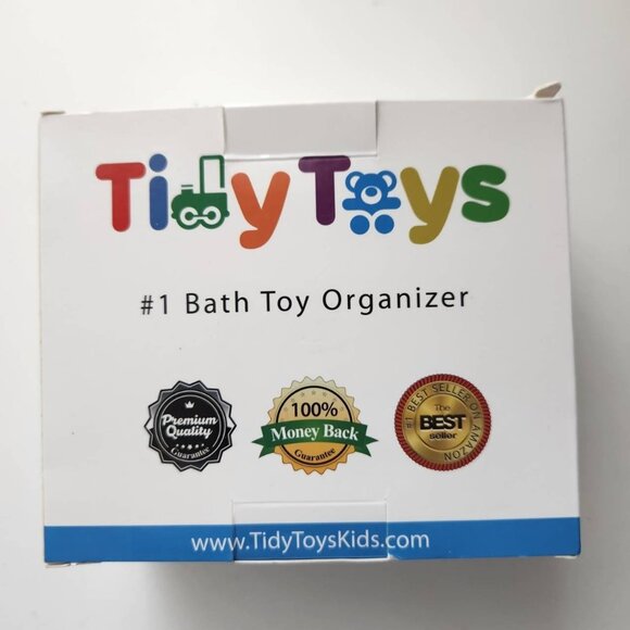 Tidy Toys Bath Toy Organizer With Suction Cups, White 1 Pack - Picture 1 of 6